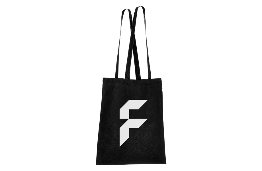Basic cotton bag black
