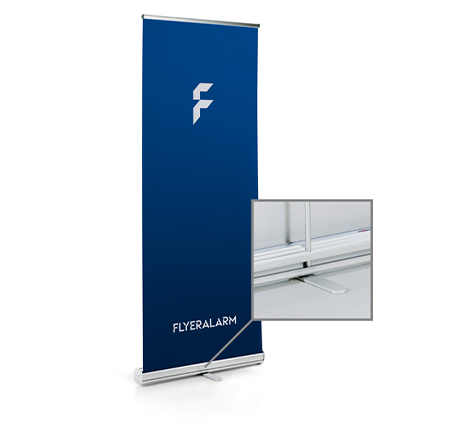 Standard roller banners, mechanism and print