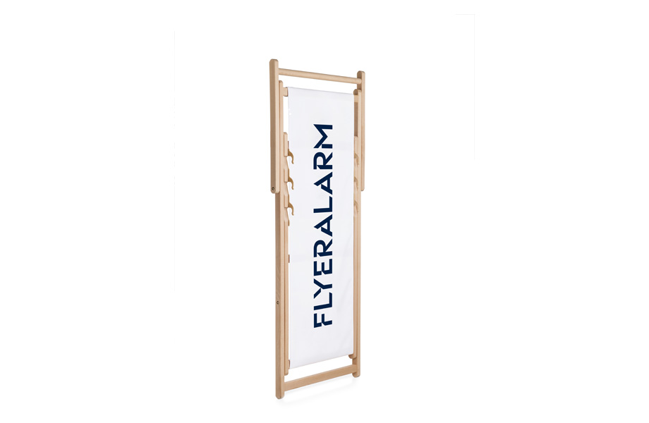 Deck chairs without armrest, mechanism and print - folded