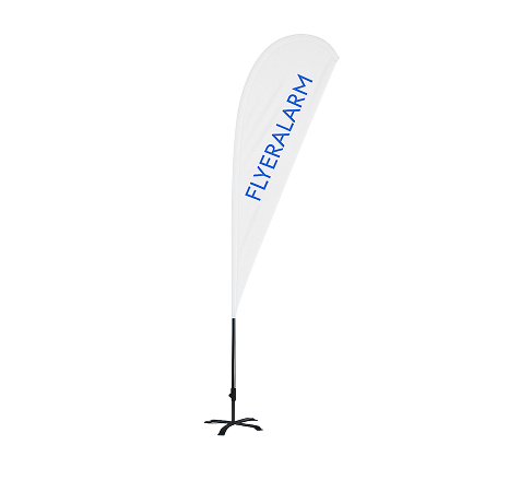 Basic teardrop flags, mechanism incl. print