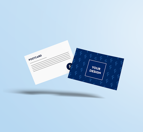 Postcards in standard sizes