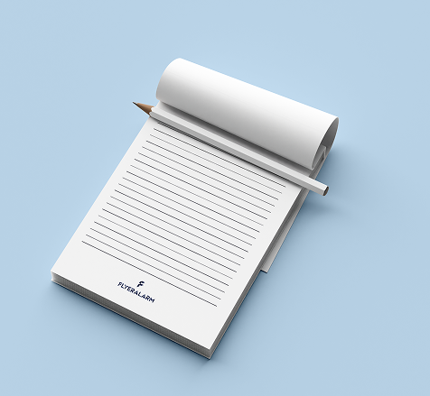 Notepads with glue binding