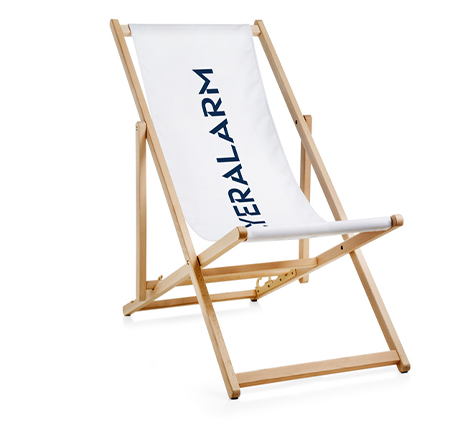 Deck chairs without armrest, mechanism and print