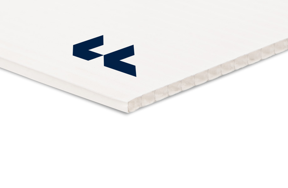 Material 450 gsm polypropylene twin-wall sheets