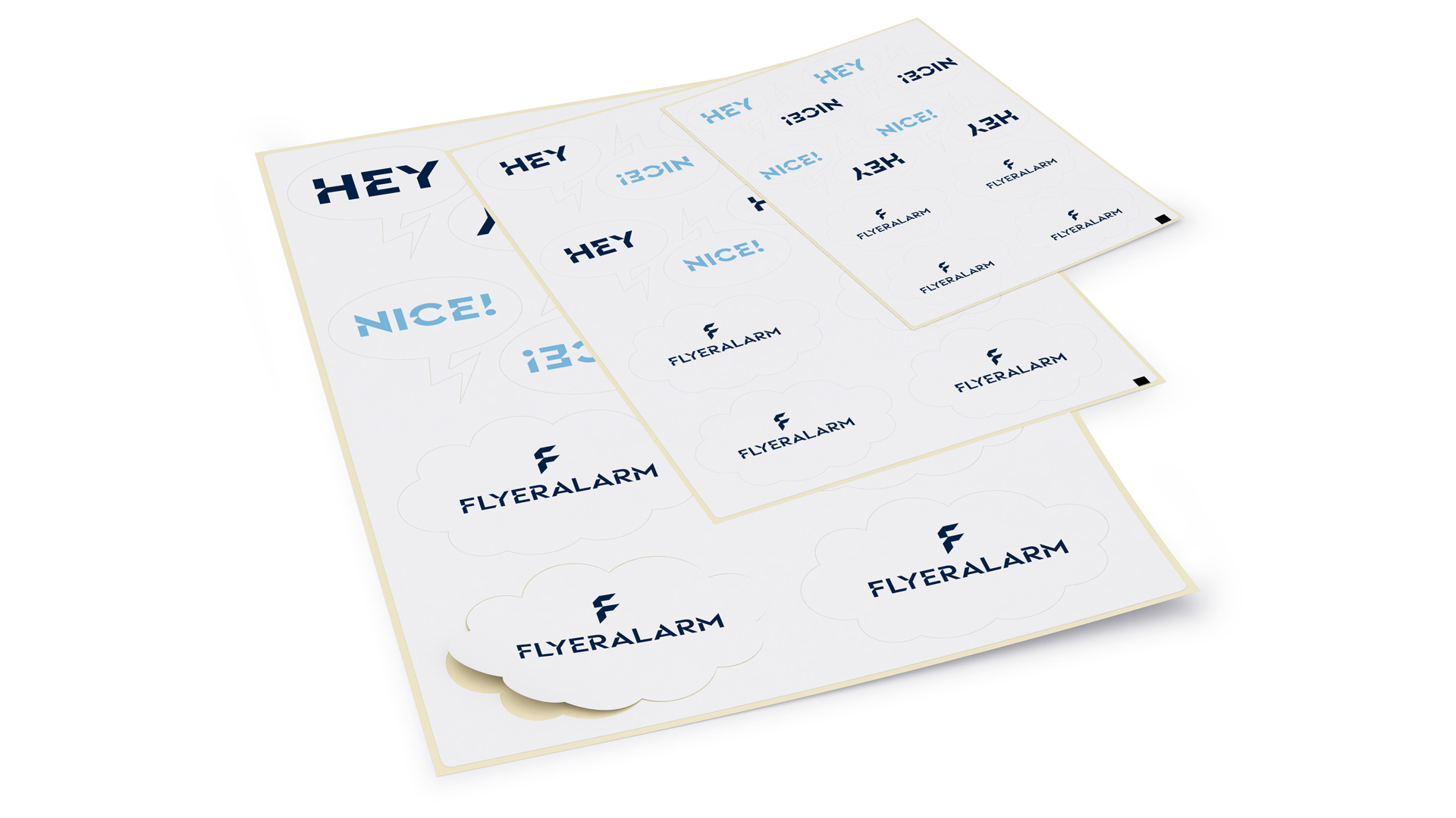Labels on sheets