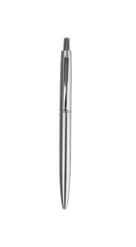 Metal Pen with Silver Trims